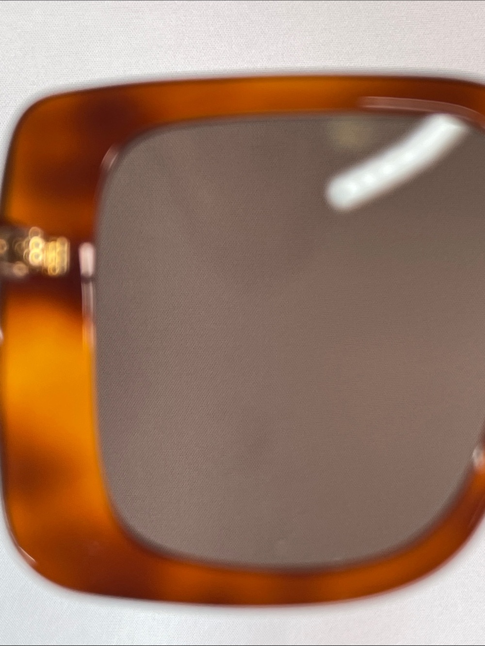 Gucci Brown Tortoiseshell Oversized Square Women's Sunglasses - Picture 9 of 14
